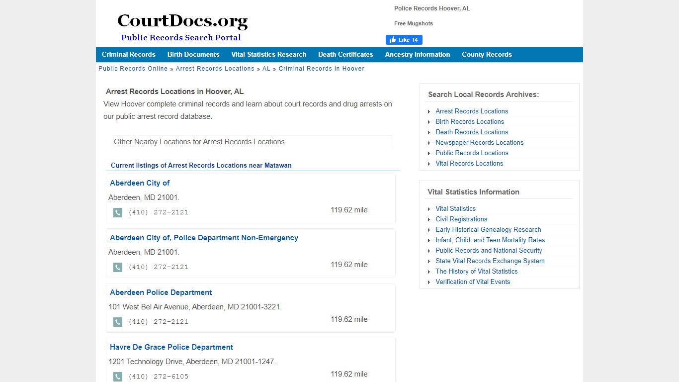 Police Records Hoover, AL - Free Mugshots